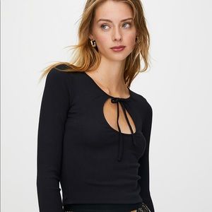 Aritzia Wilfred Harlequin Long sleeve